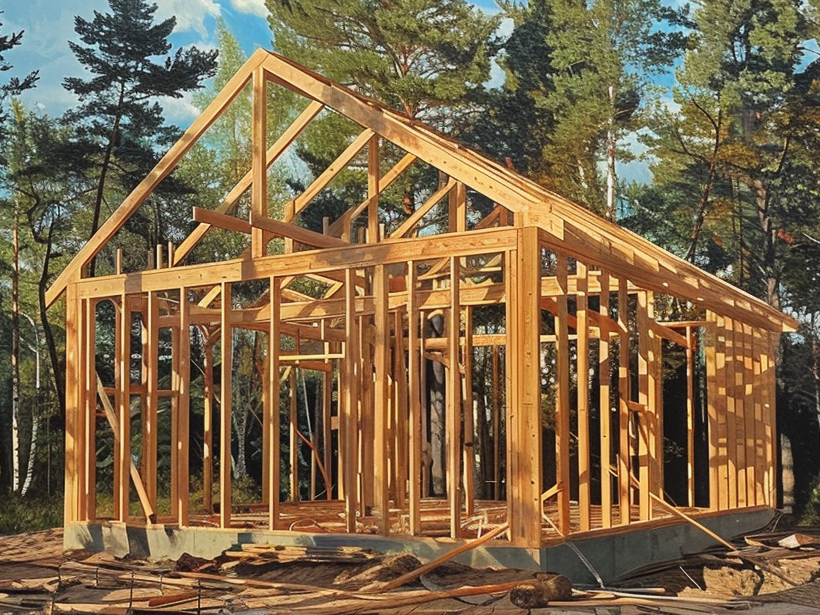 co lepsze do drewnianej konstrukcji domu